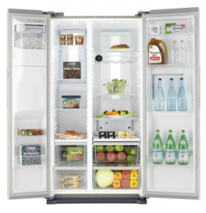 L'intérieur du frigo américain Samsung RS7687FHCSL